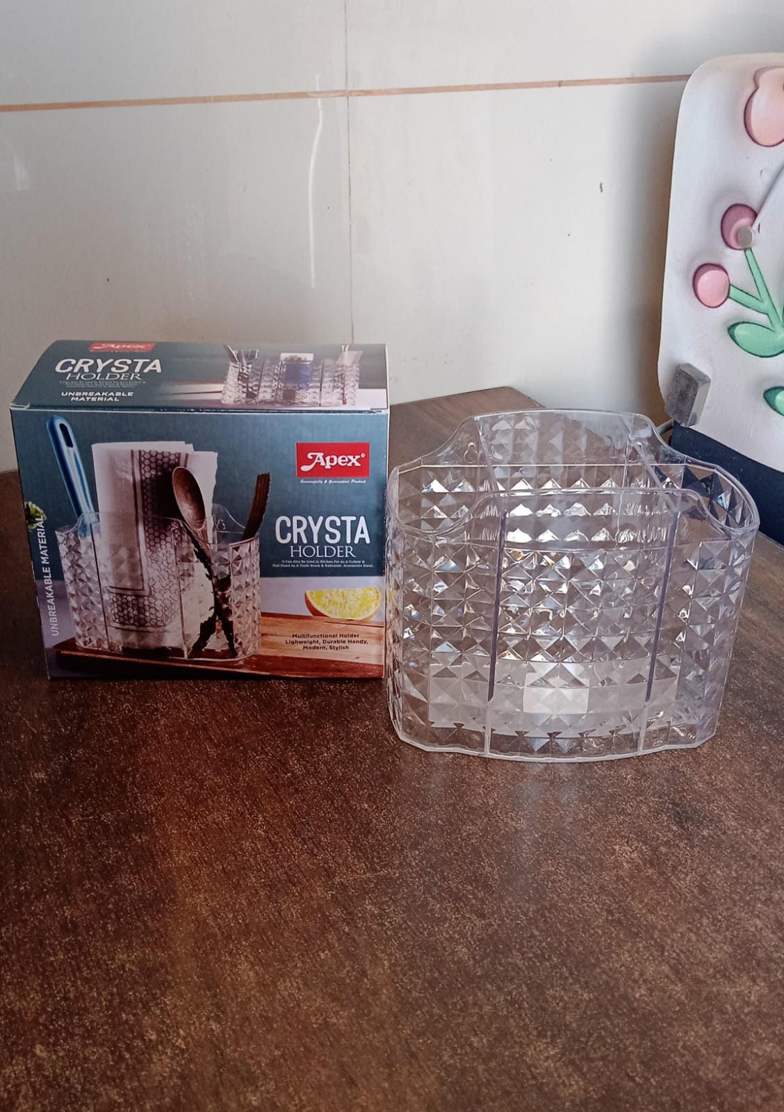 Apex Crysta Multipurpose Organizer Holder (1 Pc) Apex Crysta Multipurpose Organizer Holder (1 Pc)